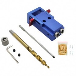 Famegmunkáló zsebfurat-szúrókészlet 9,5 mm-es lépésfúróval