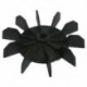 Csere 0.5 &quot belső furatú 10 járókerék légkompresszor motor ventilátor penge Blac Q3H5