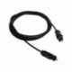3 FT 1,1 méteres digitális száloptikai audio Toslink SPDIF MD DVD kábelvezető J6A7