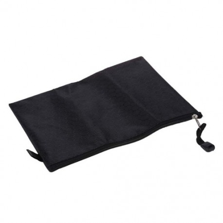 1X (fekete nylon szexuális nyomtatott A4-es papír dokumentumok fájlok szervező táska J9E3)