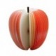 Piros Apple Fruit Memo jegyzetfüzet Jegyzettömb papír Jegyzettömbök ajándék X7G9 P1J2
