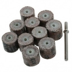 12 x 14 x 3mm 120-szemcsés kefecsiszolószerszám szárnyas kerék (10 darab) E2N4