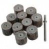 12 x 14 x 3mm 120-szemcsés kefecsiszolószerszám szárnyas kerék (10 darab) E2N4