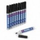 10 Marker filctoll fekete törölhető tábla az Office B9P8-hoz