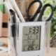 1X (Új többfunkciós asztali naptár / Ceruzadobozos LCD hőmérő és Calenda E3W4
