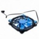 3-tűs / 4-tűs, 120 mm-es számítógépes tok CPU hűtőventilátor, LED lámpával DC F8Q3
