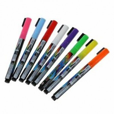 8 db toll Neon LED neon kréta marker folyékony kréta ceruza táblázat könyvjelző win I1E6