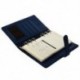 FASHION Pocket Organizer Planner Bőr Filofax napló Notebook Blue D4L9