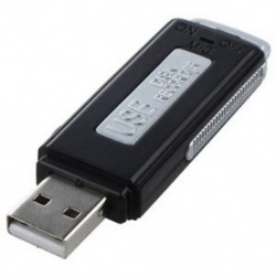 1X (8 GB-os USB-memóriakártyás flash meghajtó hangrögzítő - fekete S9Z4)