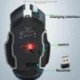 ZIYOU LANG 2,4 GHz-es vezeték nélküli egér, újratölthető, csendes USB optikai ergonómikus M7W2