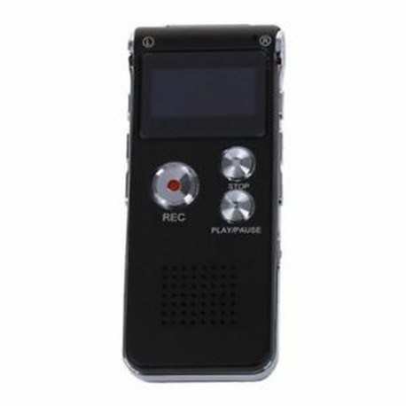 1X (újratölthető 8 GB-os 650 órás digitális audio diktafon MP3 Pl V3D6