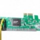 2X (PCI-Express és PCI adapterkártya PCI-E X1 / X4 / X8 / X16 bővítőhely 4 tűs D2B4 tápfeszültséggel