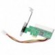 2X (PCI-Express és PCI adapterkártya PCI-E X1 / X4 / X8 / X16 bővítőhely 4 tűs D2B4 tápfeszültséggel