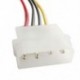 2X (PCI-Express és PCI adapterkártya PCI-E X1 / X4 / X8 / X16 bővítőhely 4 tűs D2B4 tápfeszültséggel