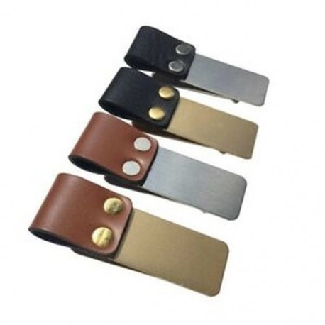 5X (Pen Loop Traveler notebook bőr tolltartó rozsdamentes acél szorítóval B1F2
