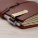 5X (Pen Loop Traveler notebook bőr tolltartó rozsdamentes acél szorítóval B1F2