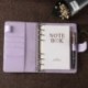 2X (A5 heti havi tervezőnapló, klasszikus, laza levélű gyűrűs iratgyűjtő notebook Q6A7