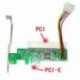4X (PCI-Express és PCI adapterkártya PCI-E X1 / X4 / X8 / X16 bővítőhely, 4 tűs PowerD4S4