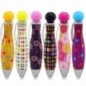 5X (aranyos, visszahúzható, bowling stílusú, mini golyóstoll, 0,7 mm-es kék tinta, B7A6 col