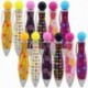 5X (aranyos, visszahúzható, bowling stílusú, mini golyóstoll, 0,7 mm-es kék tinta, B7A6 col