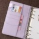 4X (A5 heti havi tervezőnapló, klasszikus laza-levél-gyűrűs kötésű notebook A5H8