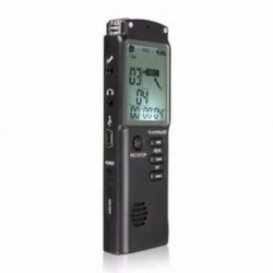 2x (8 GB újratölthető USB LCD digitális SPY audio hangrögzítő diktafon MP3 E9M8
