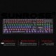 1X (Sunrose Gk20 usb orosz nyelvű vezetékes billentyűzet háttérvilágítású, rozsdamentes 1Z9F4)