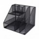 Otthoni irodai asztali irodai tároló File Rack Organizer Sorter Black Metal M V3O1