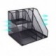 Otthoni irodai asztali irodai tároló File Rack Organizer Sorter Black Metal M V3O1