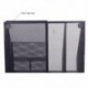 Otthoni irodai asztali irodai tároló File Rack Organizer Sorter Black Metal M V3O1