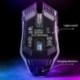 8X (Ziyou Lang Mouse Raton 2,4 GHz vezeték nélküli Led némító, újratölthető USB-játék N3A1