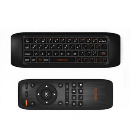 6X (Viboton 2.4G Fly Air Mouse Raspberry Pi 3 vezeték nélküli billentyűzet távirányító Contr Z3S3