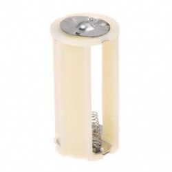1X (törtfehér hengeres elemtartó adapter 3x1,5 V AA akkumulátorokhoz N8H8)