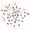 1X (50 db piros szilikon O gyűrűs tömítő alátét 10 mm x 6 mm x 2 mm P3M5)