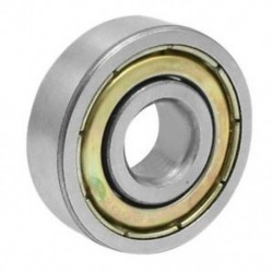 1X (6200ZZ 2 fémpajzsok, mélyhornyú golyóscsapágy, 10 mm x 30 mm x 9 mm, B8X2)