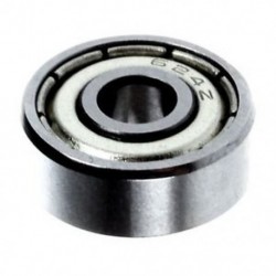1X (4 * 13 * 5 mm-es tömítésű mélyhoronyú fém golyóscsapágyak 624Z, ezüst H8G4)