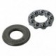 1X (2 db 10 x 24 x 9 mm 51100 egyirányú nyomógörgős csapágyak V9W4)