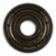2X (4 * 13 * 5 mm-es tömítésű mélyhornyú fém golyóscsapágyak 624Z, ezüst E7Q8) M4W2