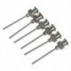 Rozsdamentes acél Luer Lock adagolótű, 18 méretű, 0,57 mm ID x 1,18 H5Q6