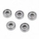 4 x 13 x 5 mm árnyékolt Micro Mini kis gördülőcsapágyak 624Z 5 db T9R1