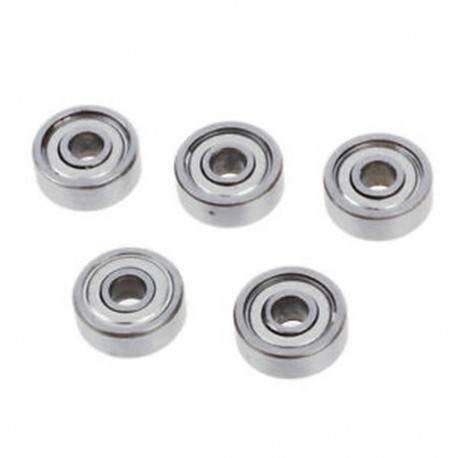 4 x 13 x 5 mm árnyékolt Micro Mini kis gördülőcsapágyak 624Z 5 db T9R1