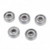 4 x 13 x 5 mm árnyékolt Micro Mini kis gördülőcsapágyak 624Z 5 db T9R1