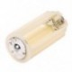 Halványfehér hengeres akkumulátor-tartó adapter 3x1,5 V-os AA elemhez H6K8