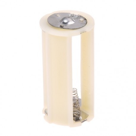 Fehéres hengeres akkumulátor tartó adapter 3x1,5 V AA elemhez H5U4 G8Y8