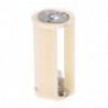 Fehéres hengeres akkumulátor tartó adapter 3x1,5 V AA elemhez H5U4 G8Y8