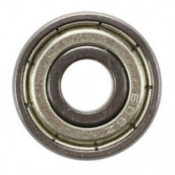606Z 6 x 17 x 6 mm-es fém miniatűr mélyhornyú golyóscsapágyak, 5 db F2V7