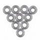 10 darab - MF105-ZZ (5 x 10 x 4 mm) karimás csapágy C5N8