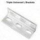 2X (sokoldalú háromszoros univerzális L tartókeret 20 mm-es V-nyílású lineáris Opennbui-hoz