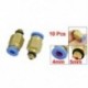 2X (10 db 5 mm-es belső menetes 4 mm-es nyomás a közös pneumatikus csatlakozóban Quick F J8N4