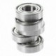 6002Z 15 x 32 x 9 mm árnyékolt fém golyóscsapágyak, 5 db, ezüst W9X9